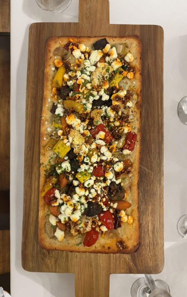 Spicy Vegetable Goat Cheese Flatbread — FoodService